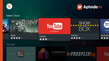 Capture d'écran de Aptoide TV 3