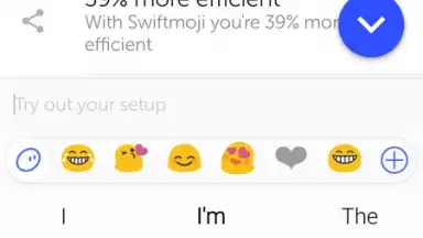 Capture d'écran de Swiftmoji Keyboard 3