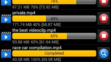 Capture d'écran de Full Video Downloader 1