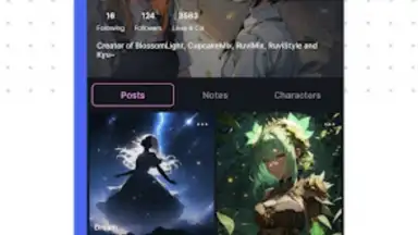 Capture d'écran de Yodayo 1