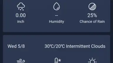 Capture d'écran de Daily Forecast 4