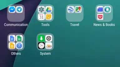 Capture d'écran de IO Launcher (Lollipop + iOS 8) 2