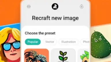 Capture d'écran de Recraft 5