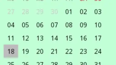 Capture d'écran de Easy Calendar 4