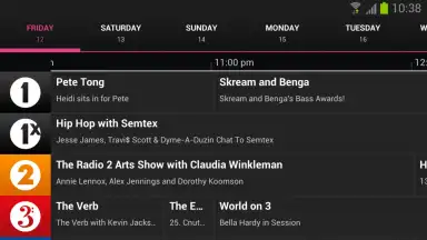 Capture d'écran de BBC iPlayer Radio 16