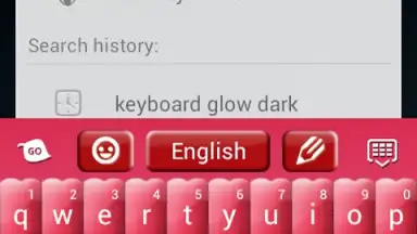 Capture d'écran de Pink Keyboard Hearts Glow 7