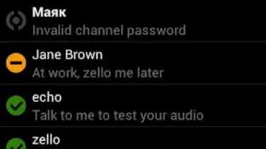 Capture d'écran de Zello Walkie Talkie 4