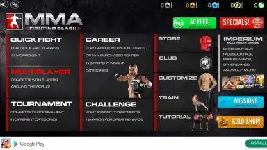 Capture d'écran de MMA Fighting Clash 14