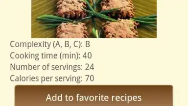 Capture d'écran de Baking recipes 2