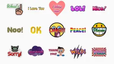 Capture d'écran de Popular Stickers 3