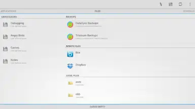 Capture d'écran de DataSync 2