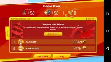 Capture d'écran de Club Penguin Sled Racer 5