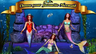 Capture d'écran de Cute Mermaid Simulator 3D 5