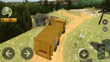 Capture d'écran de Offroad Truck Simulator - Garbage Truck Game 15