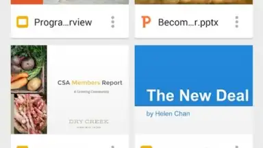 Capture d'écran de Google Slides 3