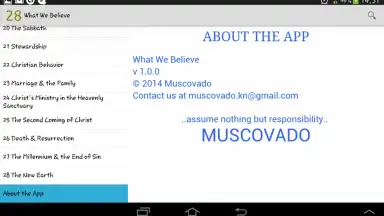 Capture d'écran de What We Believe 4