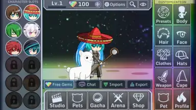 Capture d'écran de Gacha Studio (Anime Dress Up) 5