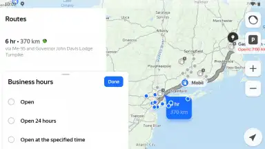 Capture d'écran de Yandex Maps 9