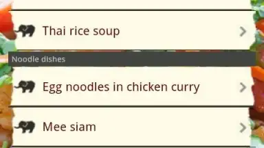 Capture d'écran de ThaiFood 5