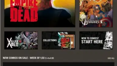 Capture d'écran de Marvel Comics 4