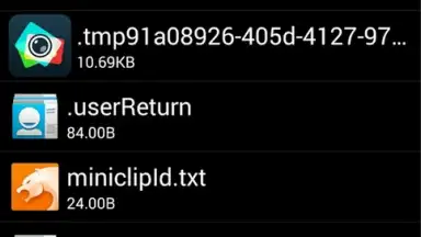Capture d'écran de Android File Manager 3