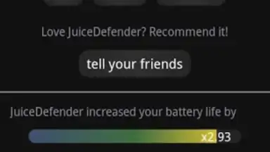Capture d'écran de JuiceDefender 2