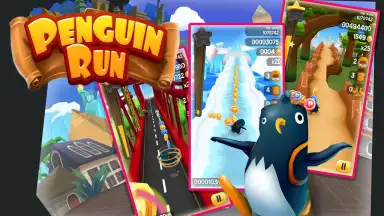 Capture d'écran de Penguin Run 2