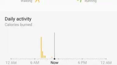 Capture d'écran de Samsung Health 6