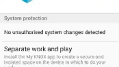 Capture d'écran de Samsung Device Security 2