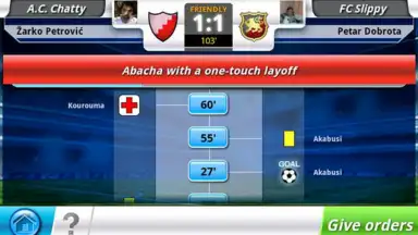 Capture d'écran de Top Eleven 4