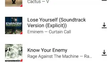 Capture d'écran de МТС Music 4