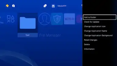 Capture d'écran de PS4 Launcher - Simulator 5