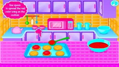 Capture d'écran de Сладкое печенье - игры для девочек 2