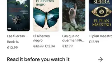 Capture d'écran de Google Play Books 3