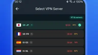 Capture d'écran de XVPN 1