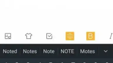 Capture d'écran de Xiaomi Notes 9