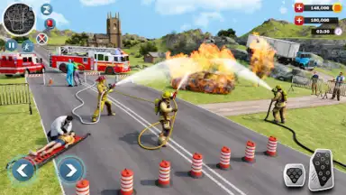 Capture d'écran de Firefighter :Fire Brigade Game 1