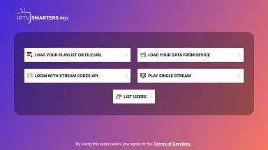 Capture d'écran de IPTV Smarters Pro 9