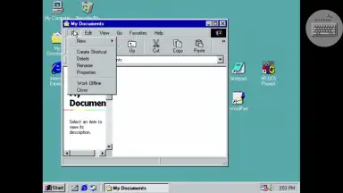 Capture d'écran de Win 98 Simulator 2