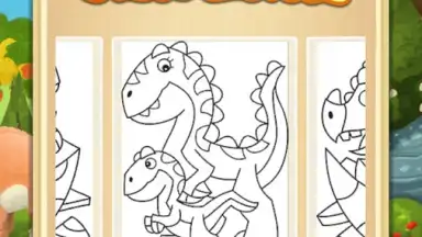 Capture d'écran de Dino Coloring Game 4