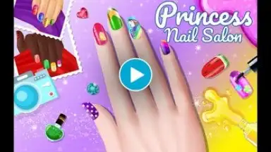 Capture d'écran de Nail Salon Game Girls Nail art 1