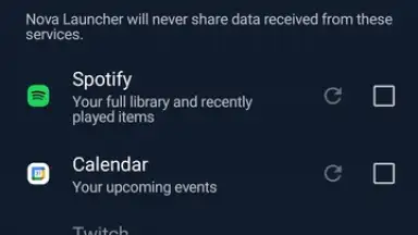 Capture d'écran de Nova Launcher 10