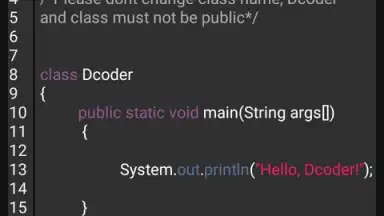 Capture d'écran de Dcoder 6
