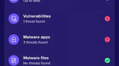 Capture d'écran de Avast Antivirus & Security 9