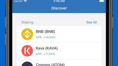 Capture d'écran de Trust Wallet 4