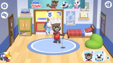 Capture d'écran de Talking Tom Town 2