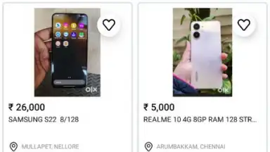 Capture d'écran de OLX 1