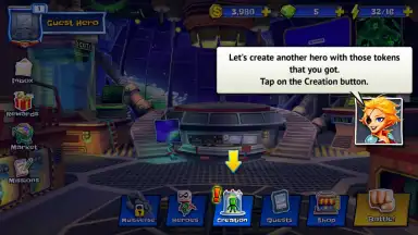 Capture d'écran de Team Z - League Of Heroes 15