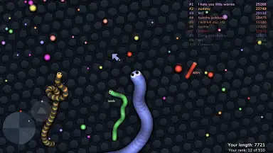 Capture d'écran de slither.io 14