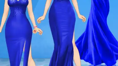 Capture d'écran de Blue Princess Makeup Salon Games For Girls 2